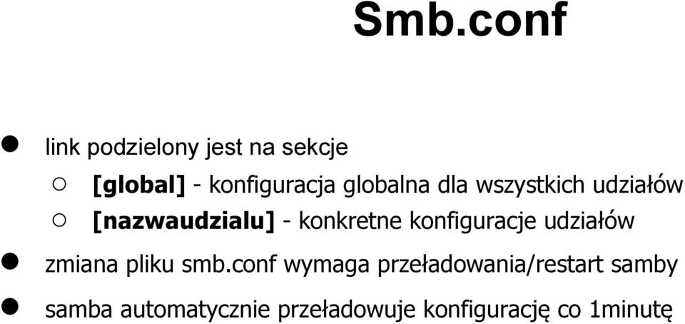 konfiguracje udziałów zmiana pliku smb.