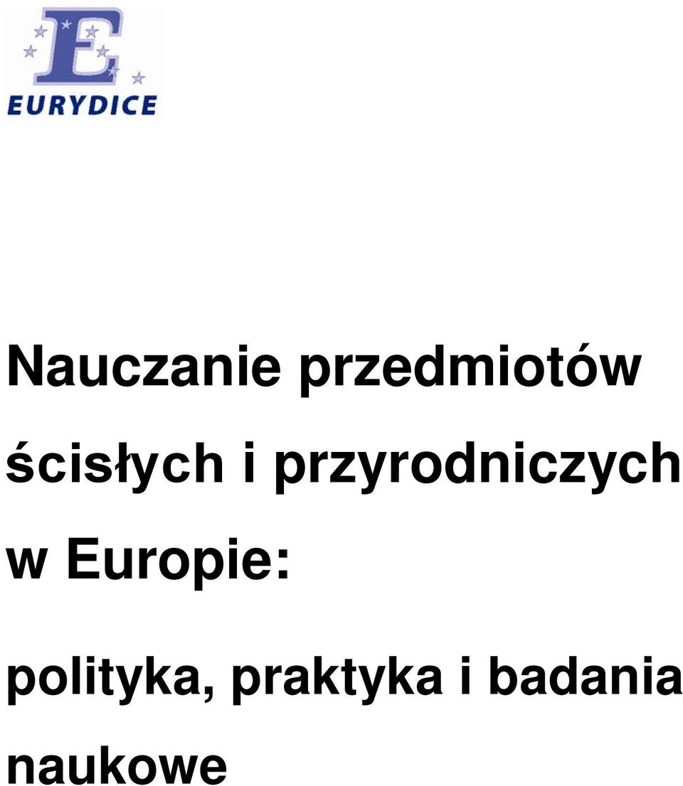 przyrodniczych w