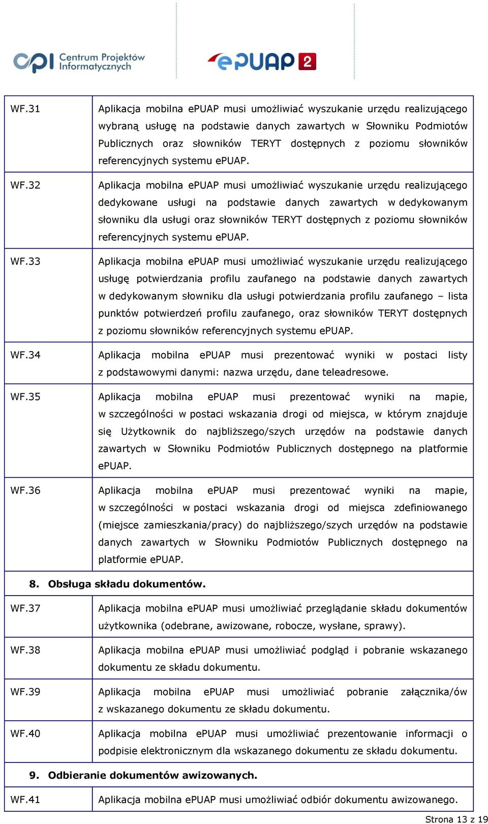 słowników referencyjnych systemu epuap.