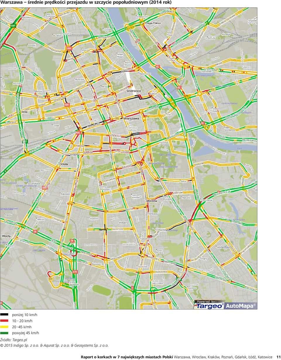 z o.o. & Geosystems Sp. z o.o. Raport o korkach w 7 największych miastach