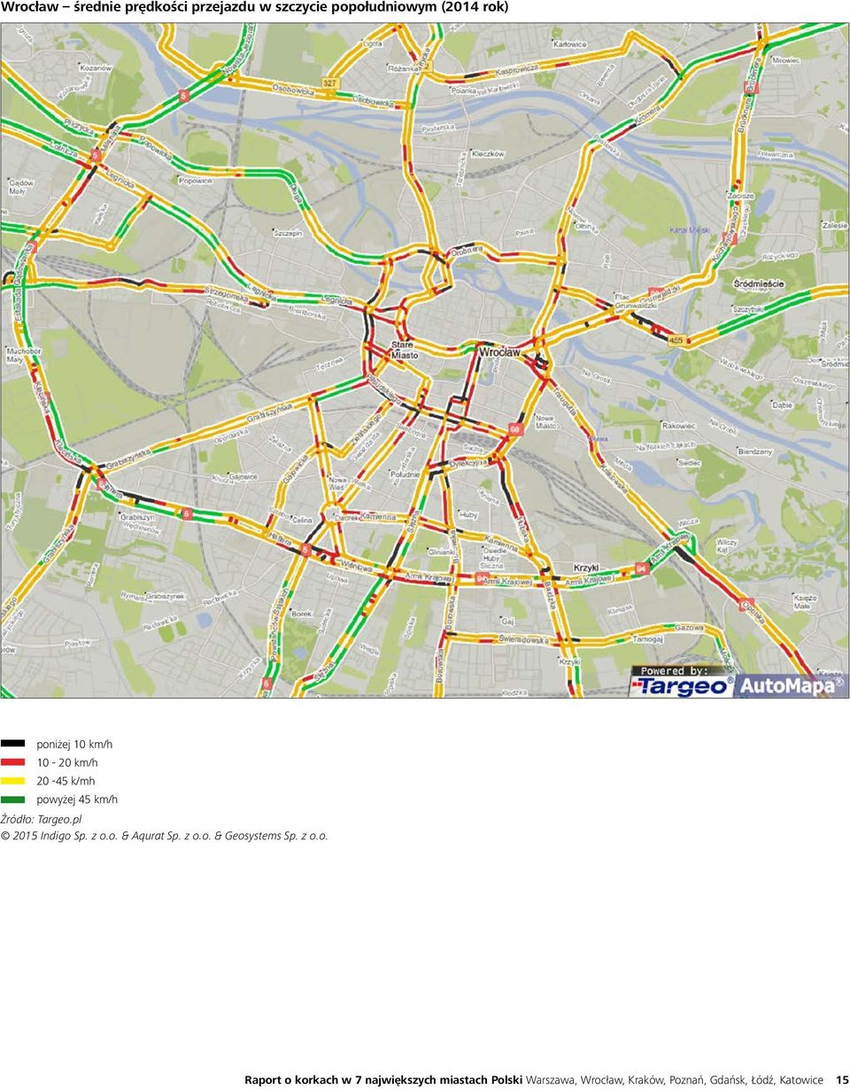 z o.o. & Geosystems Sp. z o.o. Raport o korkach w 7 największych miastach