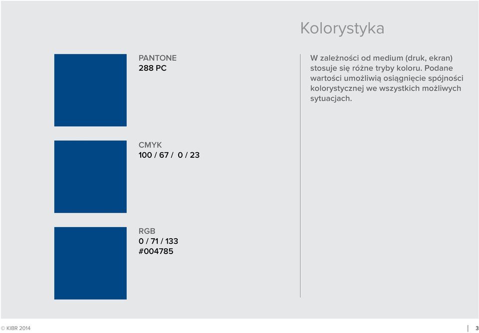 Podane wartości umożliwią osiągnięcie spójności