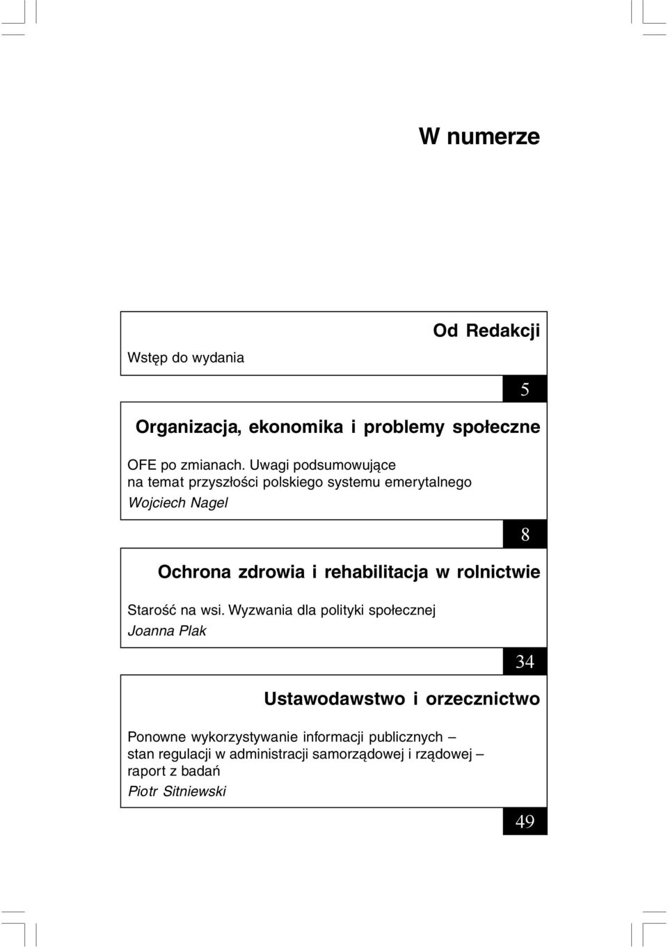 rehabilitacja w rolnictwie 8 Starość na wsi.