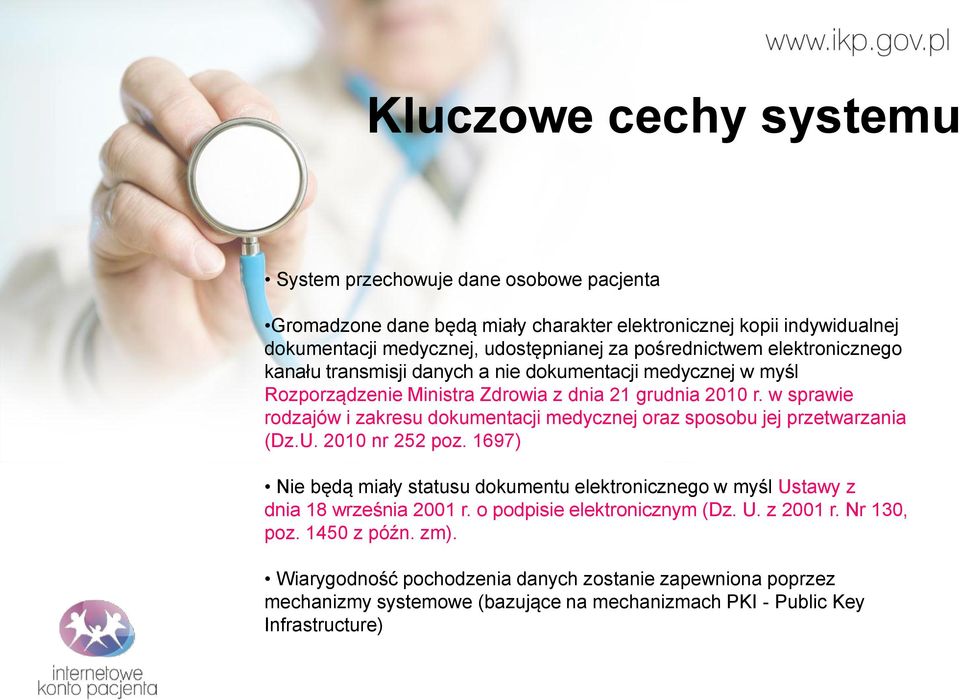 w sprawie rodzajów i zakresu dokumentacji medycznej oraz sposobu jej przetwarzania (Dz.U. 2010 nr 252 poz.