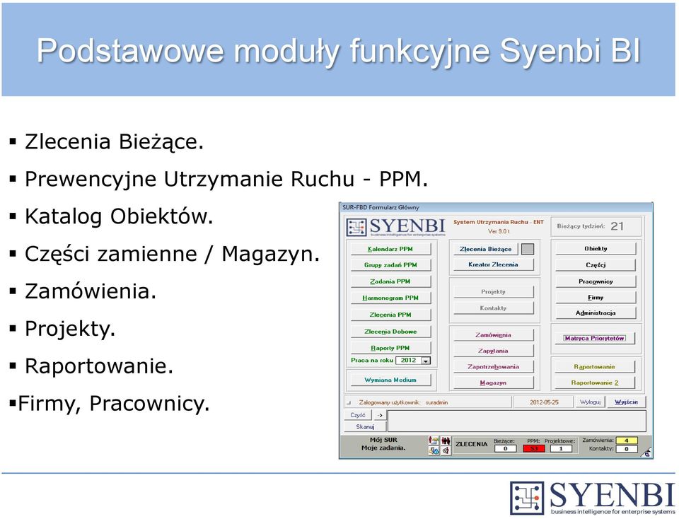 Katalog Obiektów. Części zamienne / Magazyn.