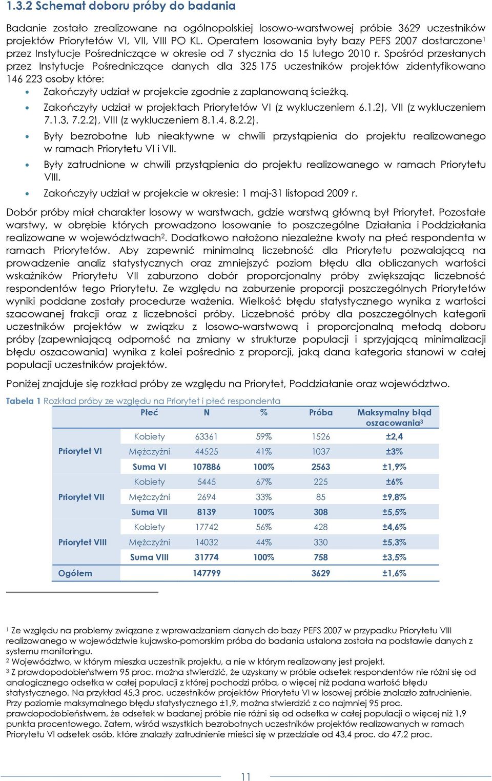 Spośród przesłanych przez Instytucje Pośredniczące danych dla 325 175 uczestników projektów zidentyfikowano 146 223 osoby które: Zakończyły udział w projekcie zgodnie z zaplanowaną ścieŝką.