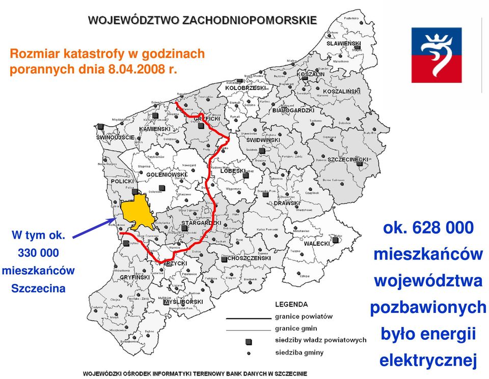 330 000 mieszkańców Szczecina ok.