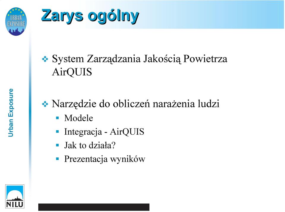 obliczeń narażenia ludzi Modele