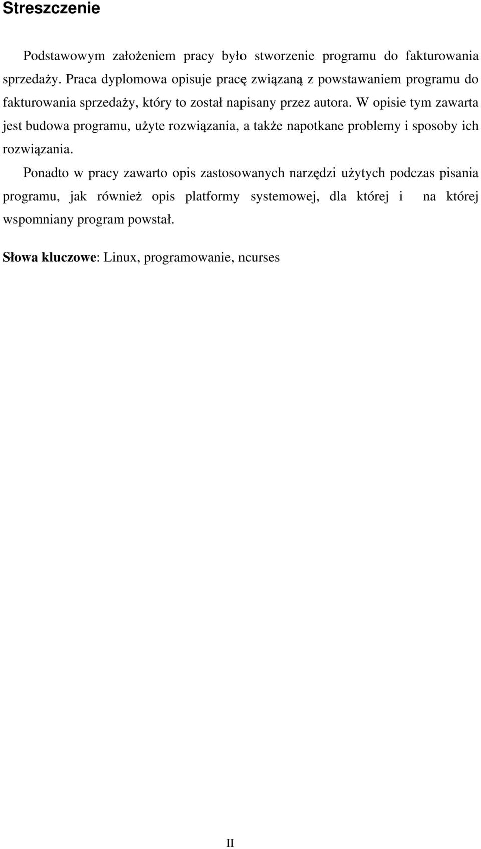 W opisie tym zawarta jest budowa programu, u yte rozwi zania, a tak e napotkane problemy i sposoby ich rozwi zania.