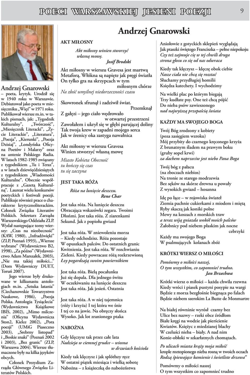 Polskiego Radia. W latach 1982-1985 związany z tygodnikiem Tu i Teraz, a w latach dziewięćdziesiątych z tygodnikiem Wiadomości Kulturalne. Obecnie współpracuje z Gazetą Kulturalną.