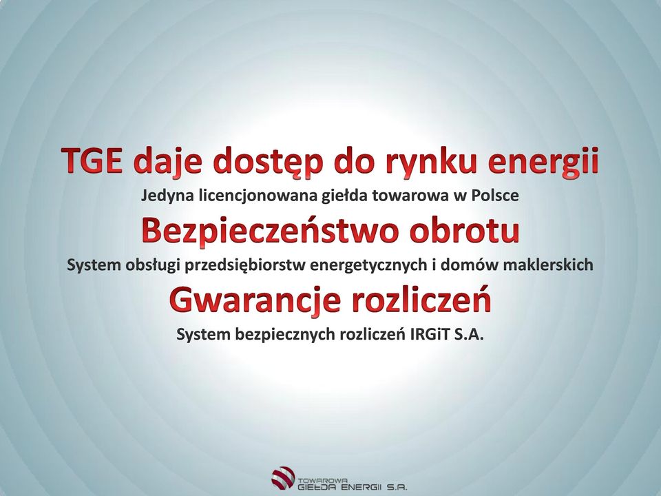 przedsiębiorstw energetycznych i domów