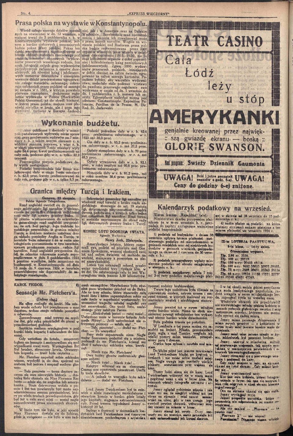 Pokaz ten dzięki energicznemu i zapobiegliwemu ze braniu obfitego materjału rzeczowego pod postacią numerów okazowych wydawnictw prasowych wszelkiego rodzaju, licz nych fotograiji całych grup