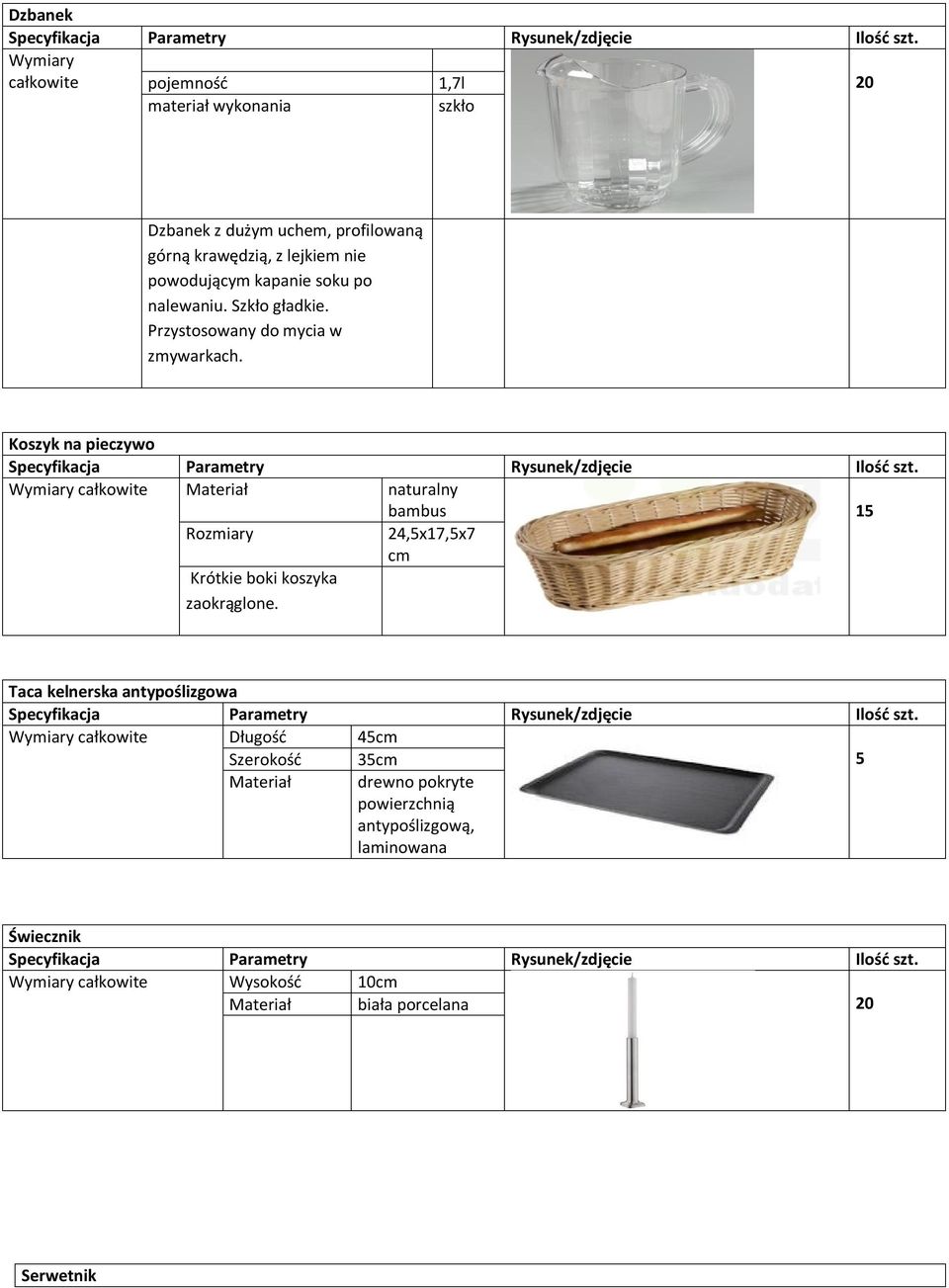 Koszyk na pieczywo naturalny bambus 5 Rozmiary 24,5x7,5x7 cm Krótkie boki koszyka zaokrąglone.