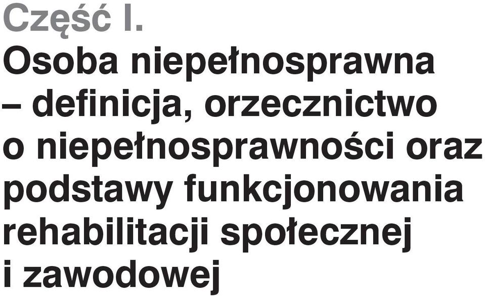 orzecznictwo o niepełnosprawności