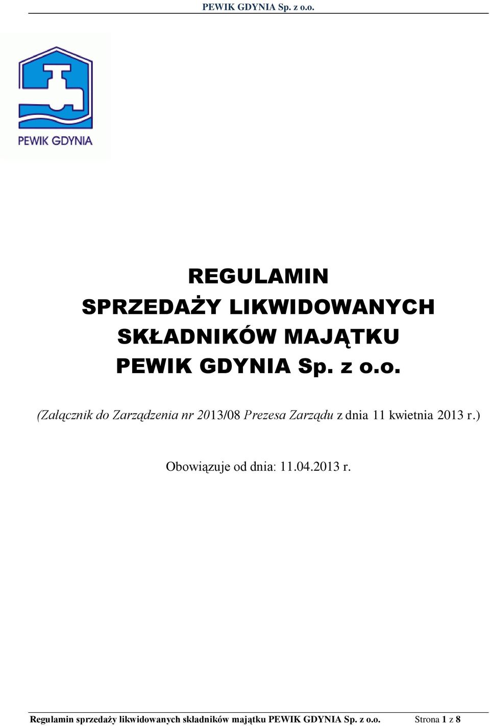 kwietnia 2013 r.