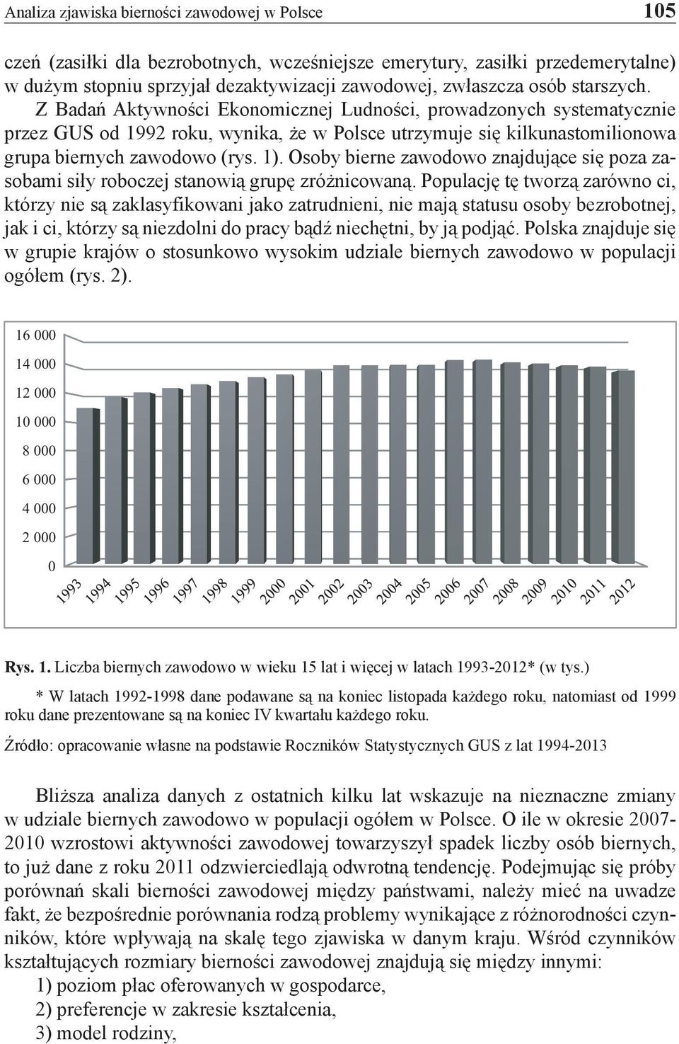 Osoby bierne zawodowo znajdujące się poza zasobami siły roboczej stanowią grupę zróżnicowaną.