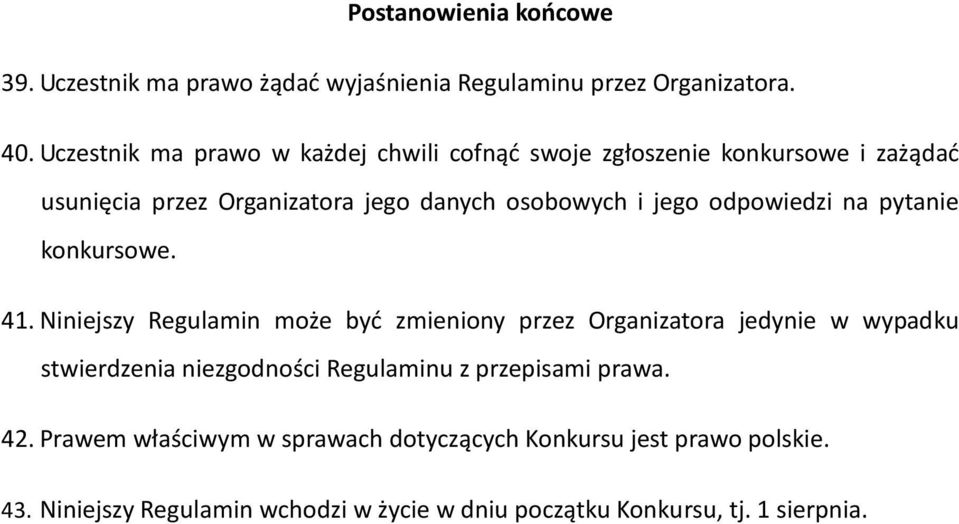 odpowiedzi na pytanie konkursowe. 41.