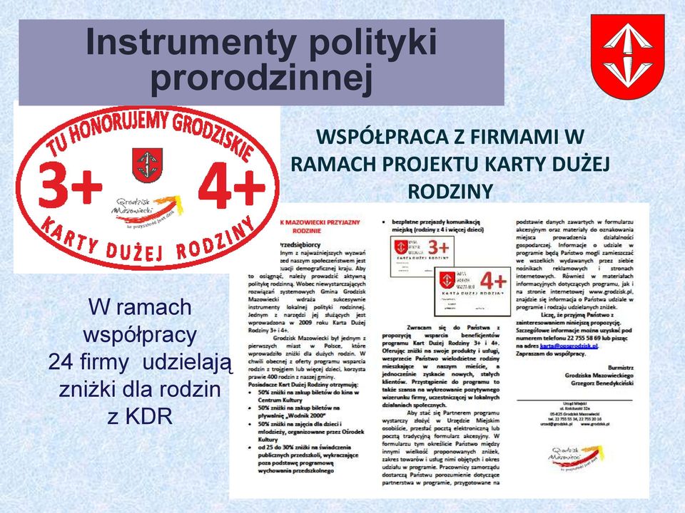 KARTY DUŻEJ RODZINY W ramach