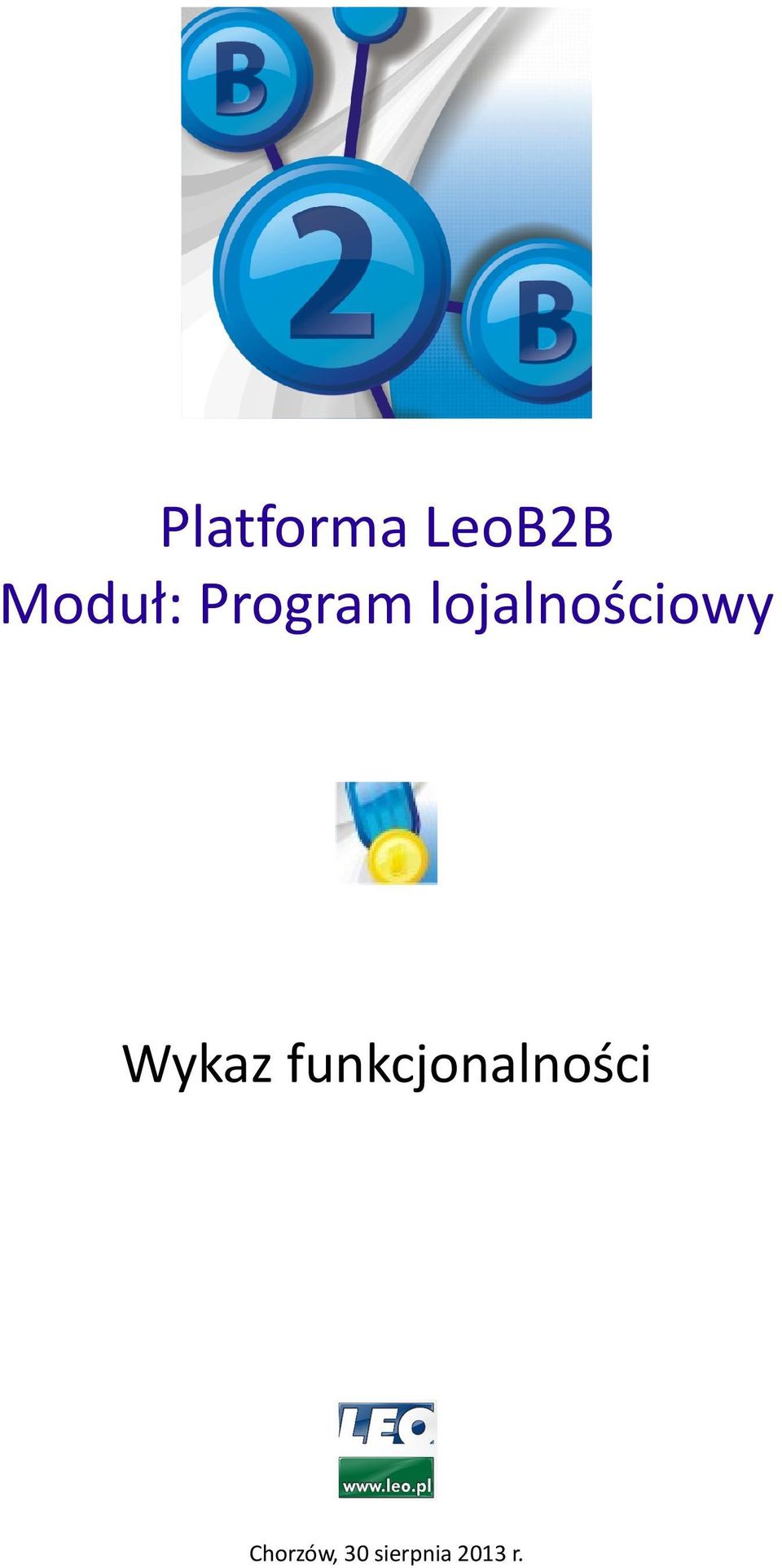 Wykaz funkcjonalności