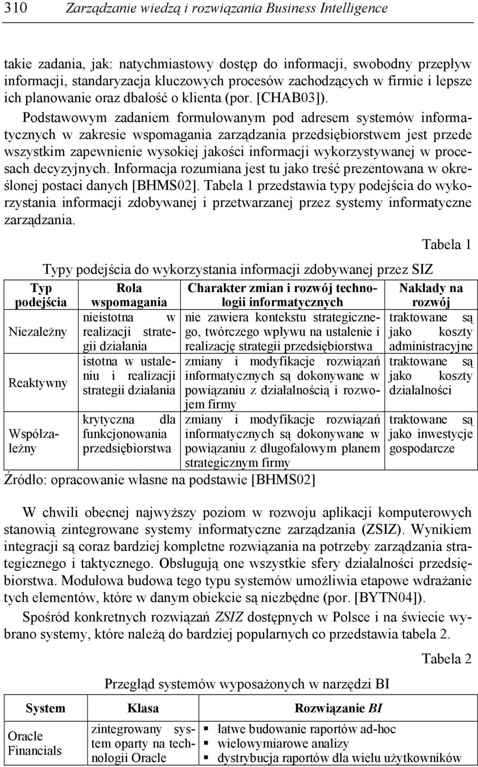 Podstawowym zadaniem formułowanym pod adresem systemów informatycznych w zakresie wspomagania zarządzania przedsiębiorstwem jest przede wszystkim zapewnienie wysokiej jakości informacji