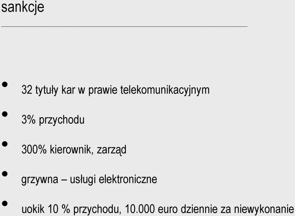 kierownik, zarząd grzywna usługi