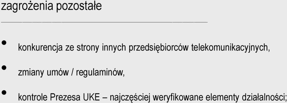 zmiany umów / regulaminów, kontrole Prezesa