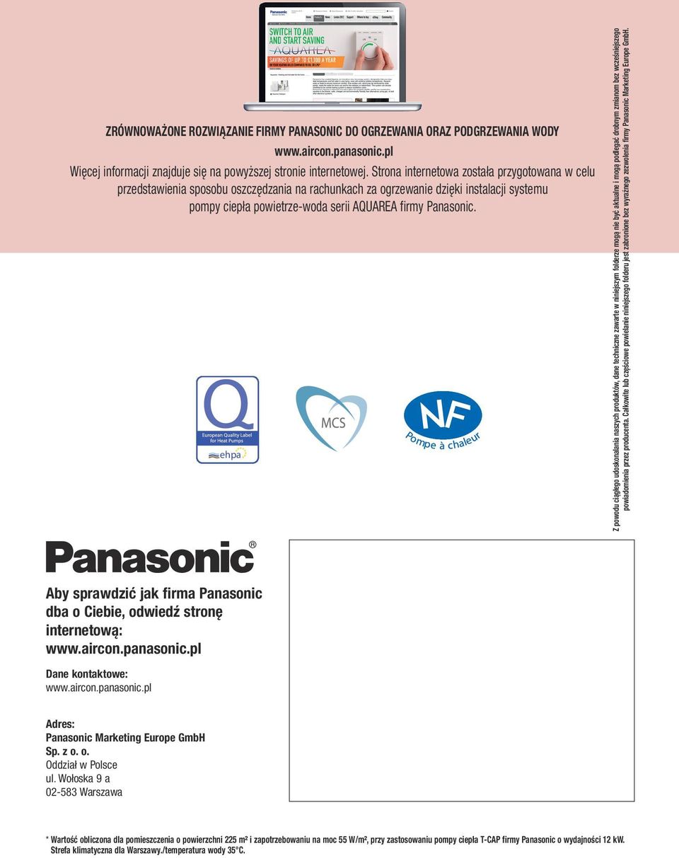 ehpa Z powodu ciągłego udoskonalania naszych produktów, dane techniczne zawarte w niniejszym folderze mogą nie być aktualne i mogą podlegać drobnym zmianom bez wcześniejszego powiadomienia przez