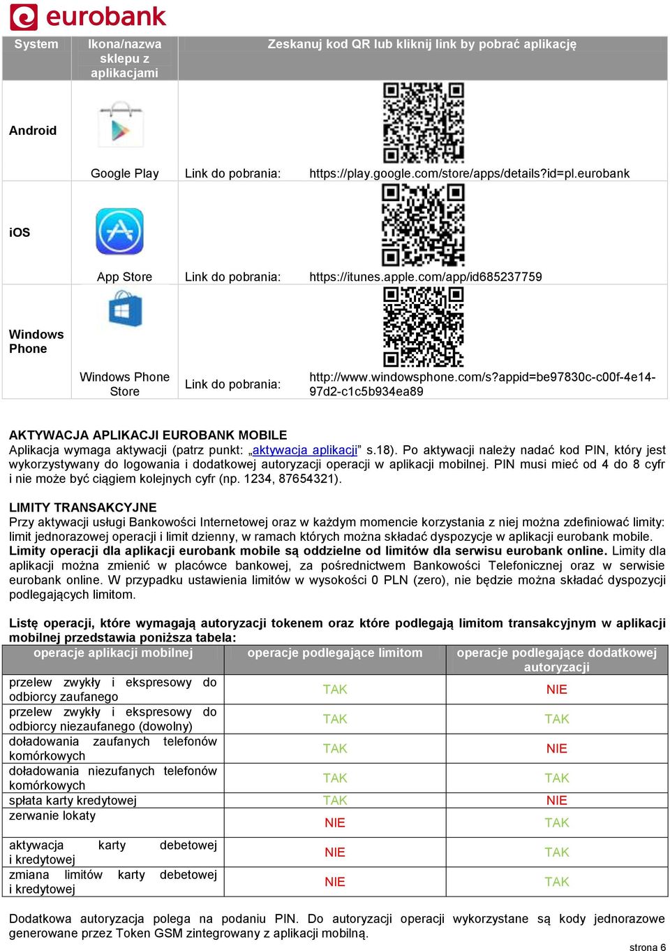 appid=be97830c-c00f-4e14-97d2-c1c5b934ea89 AKTYWACJA APLIKACJI EUROBANK MOBILE Aplikacja wymaga aktywacji (patrz punkt: aktywacja aplikacji s.18).