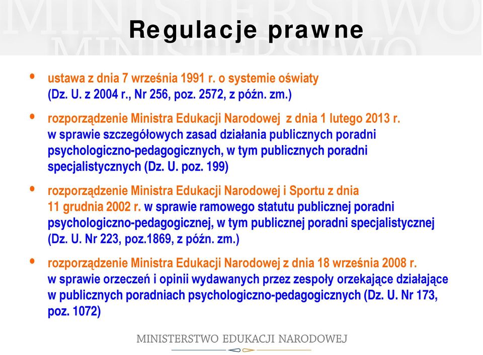 199) rozporządzenie Ministra Edukacji Narodowej i Sportu z dnia 11 grudnia 2002 r.