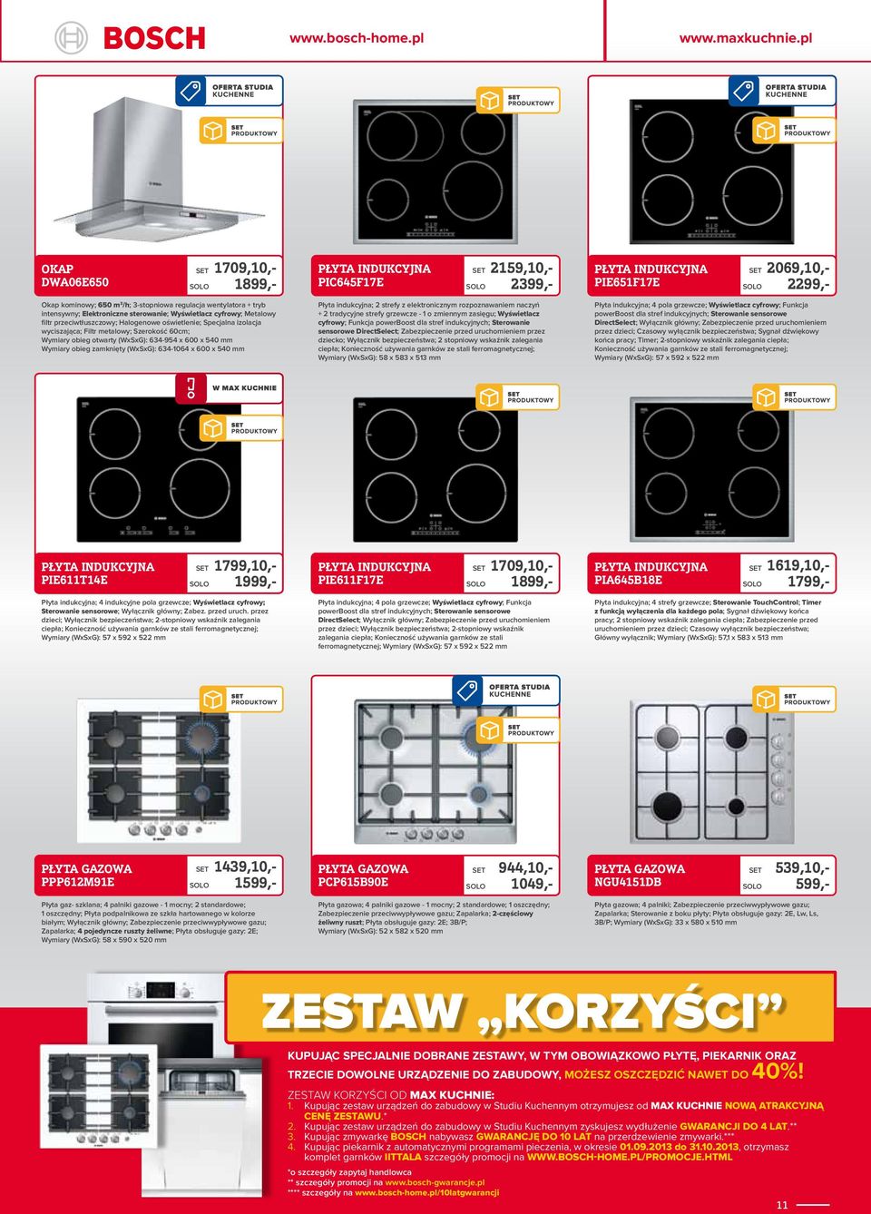 oświetlenie; Specjalna izolacja wyciszająca; Filtr metalowy; Szerokość 60cm; Wymiary obieg otwarty (WxSxG): 634-954 x 600 x 540 mm Wymiary obieg zamknięty (WxSxG): 634-1064 x 600 x 540 mm PIC645F17E