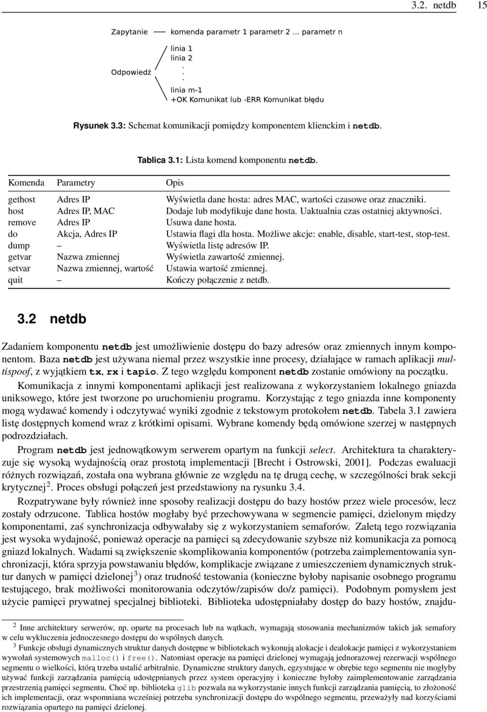 remove Adres IP Usuwa dane hosta. do Akcja, Adres IP Ustawia flagi dla hosta. Możliwe akcje: enable, disable, start-test, stop-test. dump Wyświetla listę adresów IP.