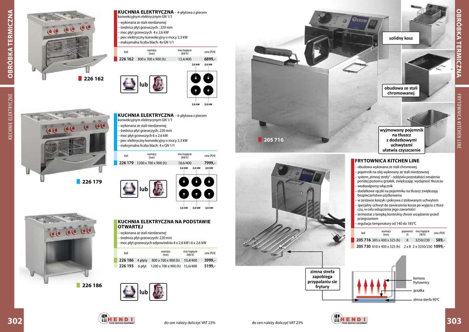 1/1 średnica płyt grzewczych: 220 mm moc płyt grzewczych 6 x 2,6 kw piec elektryczny konwekcyjny o mocy 2,3 kw maksymalna liczba blach: 4 x GN 1/1 (kw/v) 226 179 1200 x 700 x 900 (h) 18,6/400 7999,-