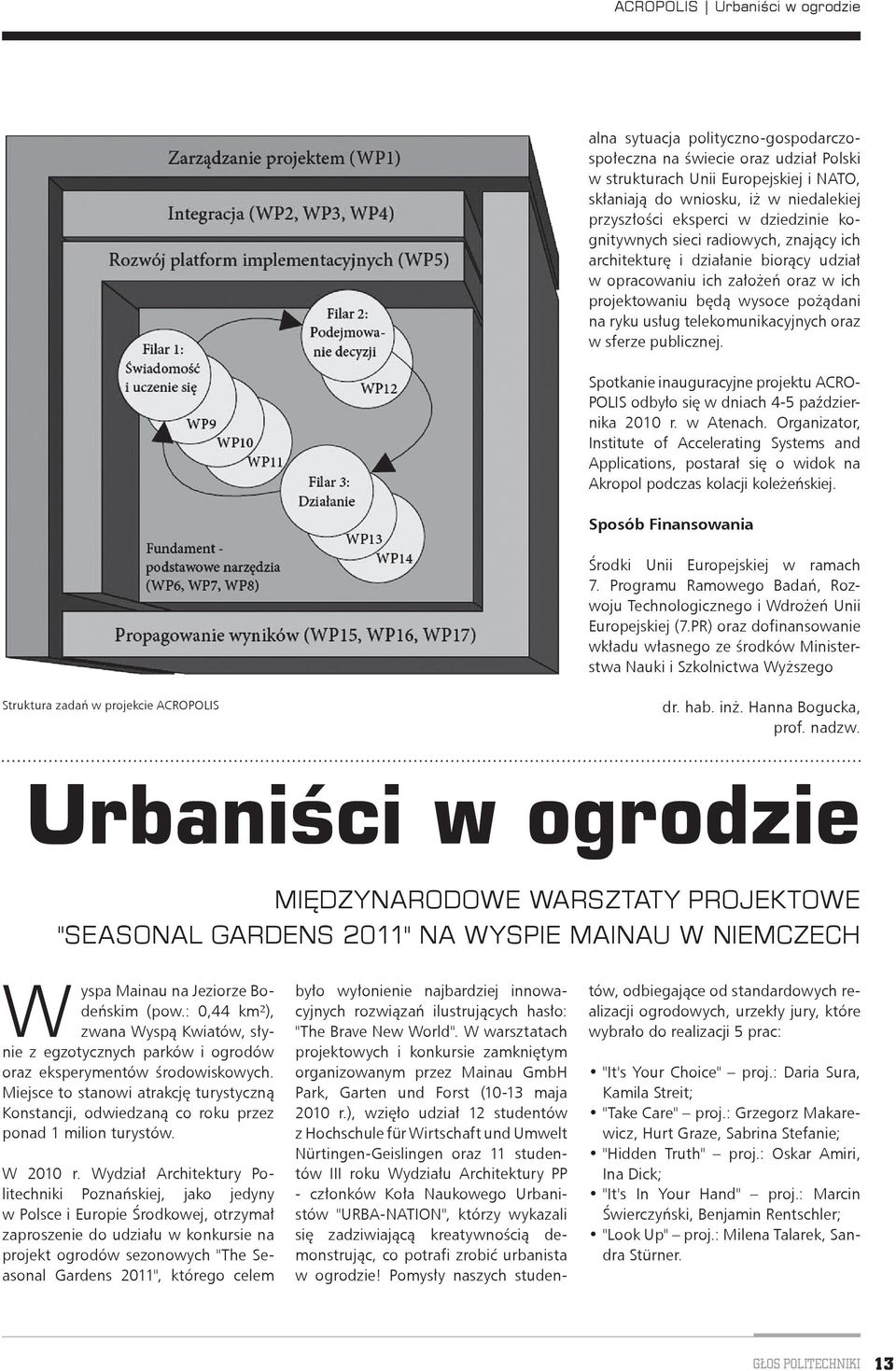 telekomunikacyjnych oraz w sferze publicznej. Spotkanie inauguracyjne projektu ACRO- POLIS odbyło się w dniach 4-5 października 2010 r. w Atenach.