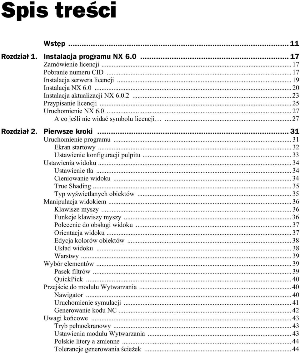 ..32 Ustawienie konfiguracji pulpitu... 33 Ustawienia widoku... 34 Ustawienie t a... 34 Cieniowanie widoku... 34 True Shading... 35 Typ wy wietlanych obiektów... 35 Manipulacja widokiem.