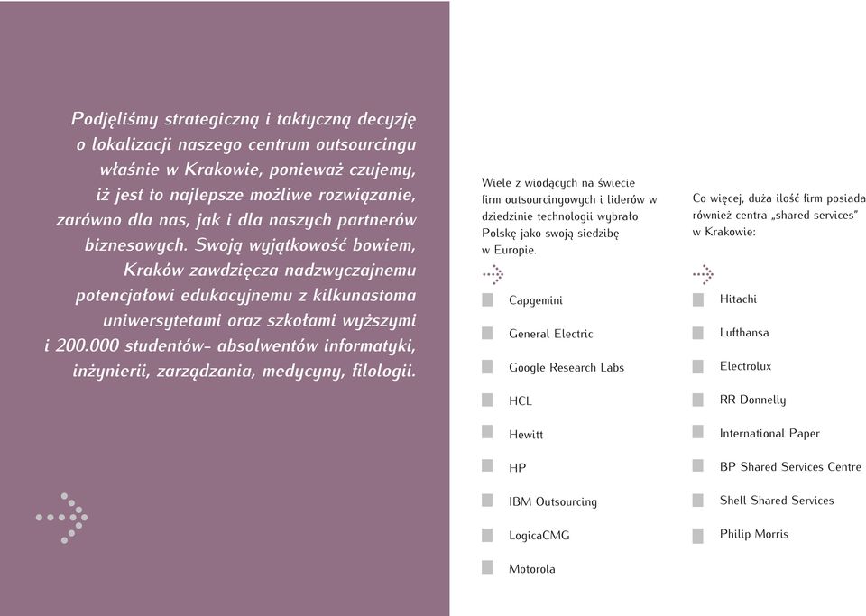 000 studentów- absolwentów informatyki, in ynierii, zarz¹dzania, medycyny, filologii.