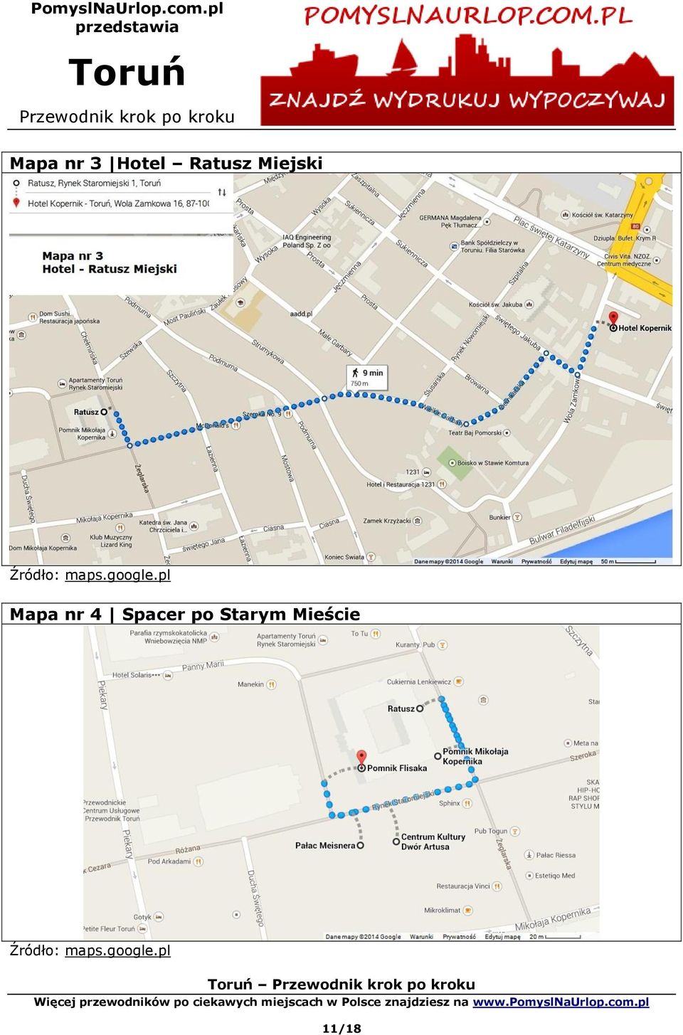 pl Mapa nr 4 Spacer po Starym