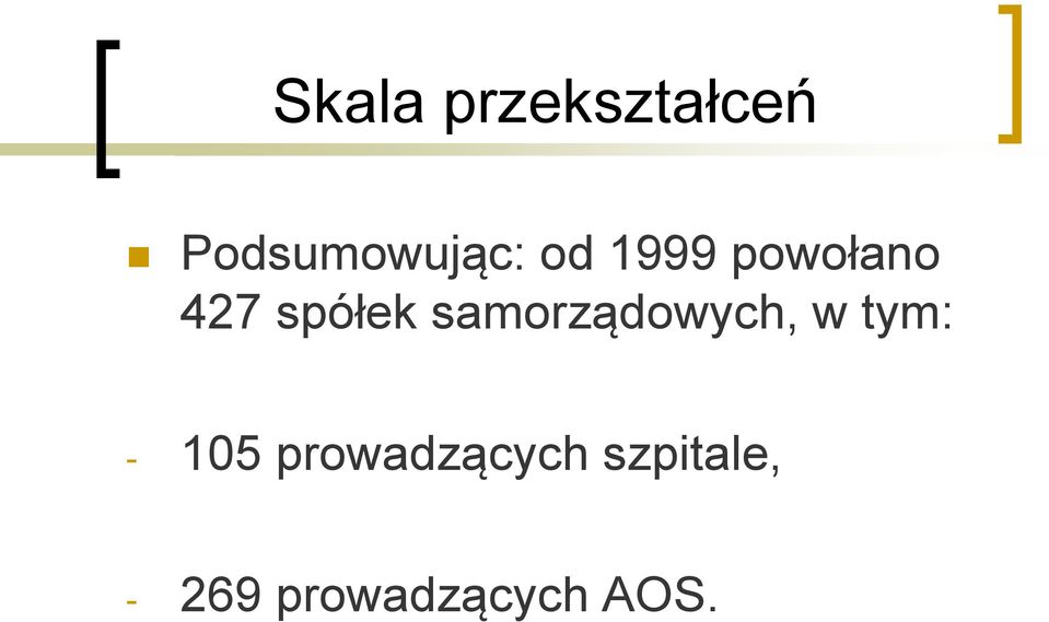 samorządowych, w tym: - 105