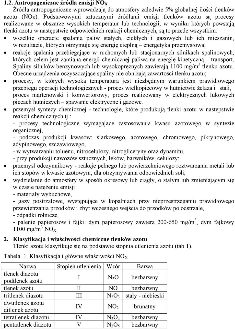 chemicznych, są to przede wszystkim: wszelkie operacje spalania paliw stałych, ciekłych i gazowych lub ich mieszanin, w rezultacie, których otrzymuje się energię cieplną energetyka przemysłowa;