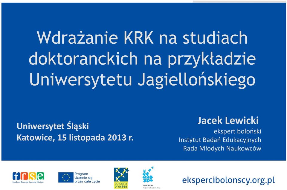 Śląski Katowice, 15 listopada 2013 r.