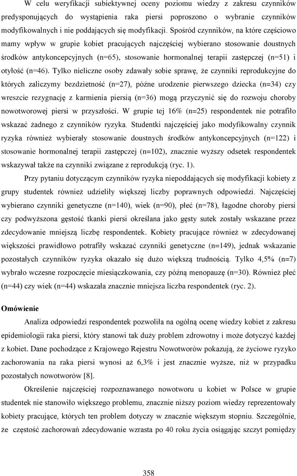 (n=51) i otyłość (n=46).