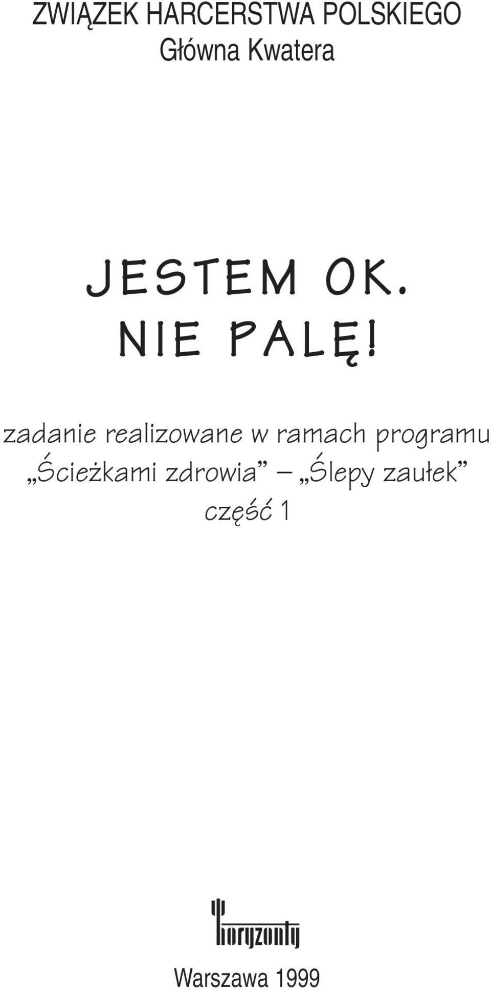 zadanie realizowane w ramach programu