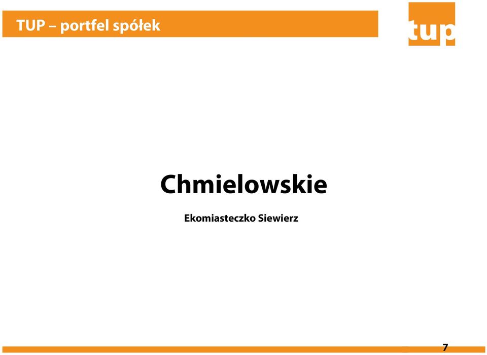 Chmielowskie