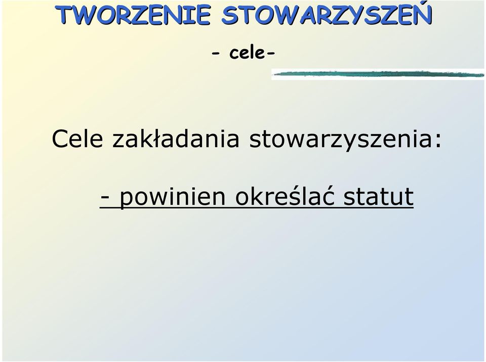 stowarzyszenia: