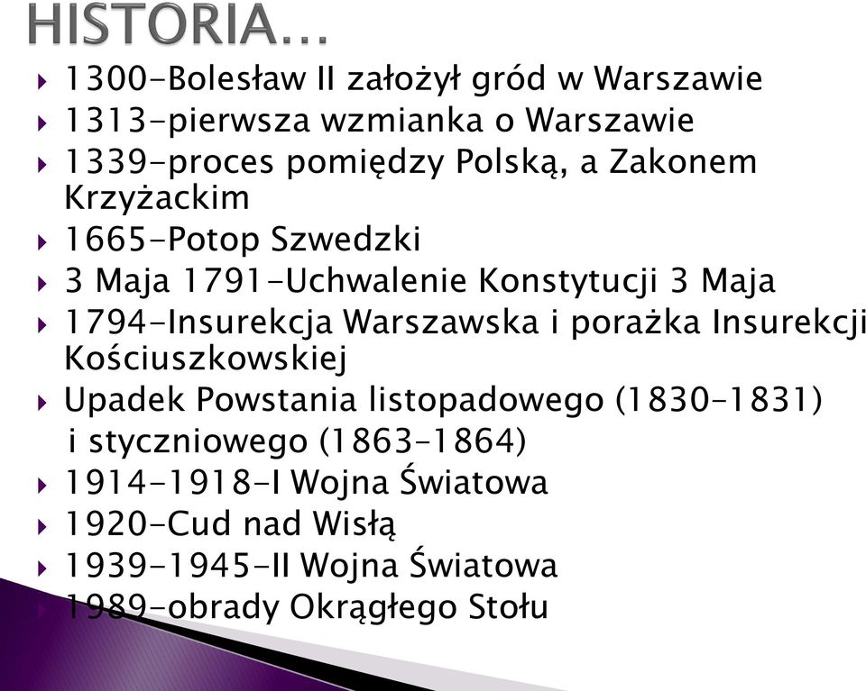 Warszawska i porażka Insurekcji Kościuszkowskiej Upadek Powstania listopadowego (1830 1831) i styczniowego
