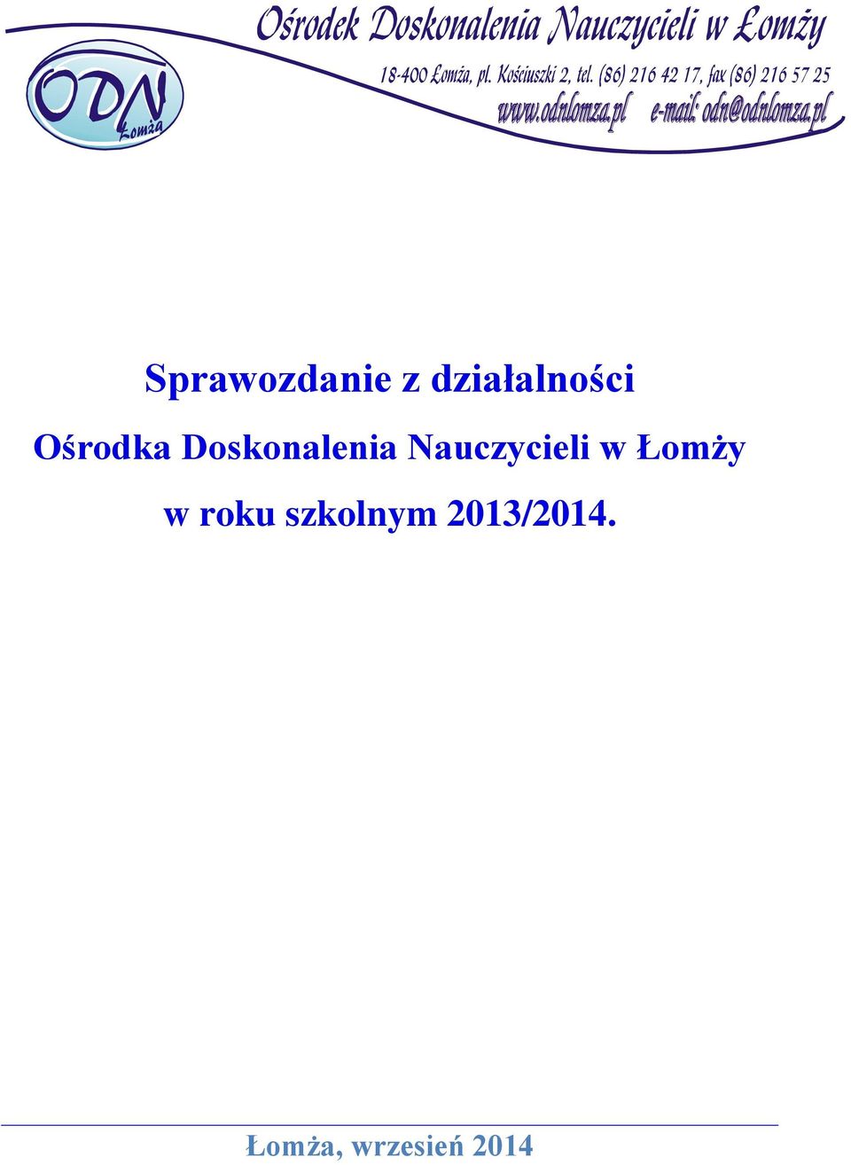 Doskonalenia Nauczycieli w