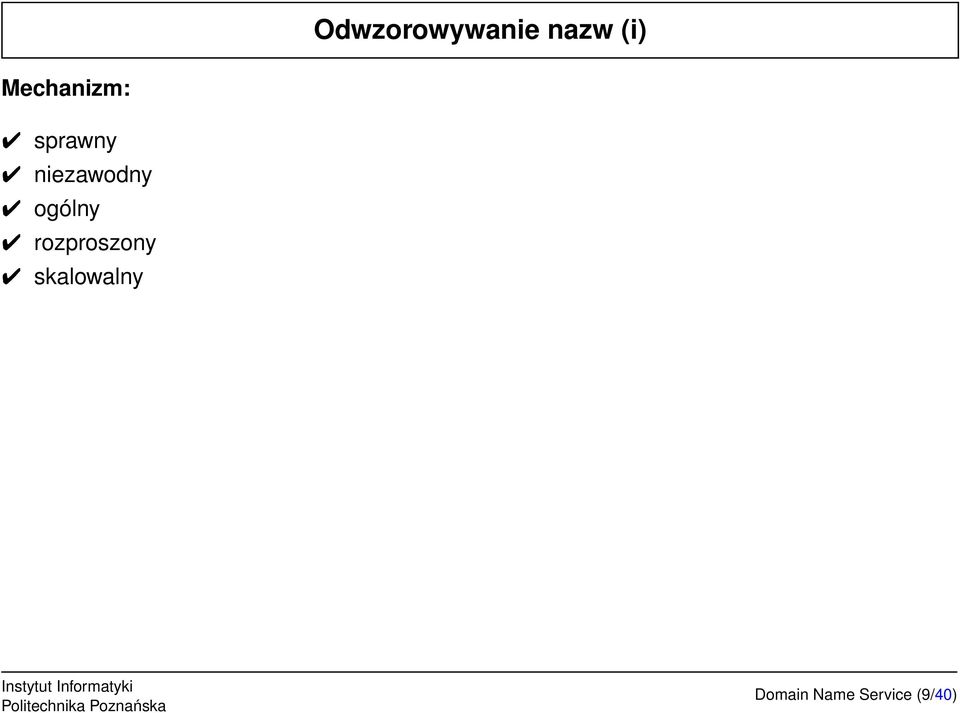 niezawodny ogólny