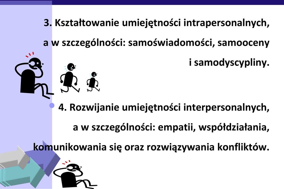 Rozwijanie umiejętności interpersonalnych, a w szczególności: