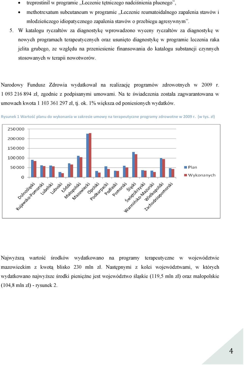 W katalogu ryczałtów za diagnostykę wprowadzono wyceny ryczałtów za diagnostykę w nowych programach terapeutycznych oraz usunięto diagnostykę w programie leczenia raka jelita grubego, ze względu na