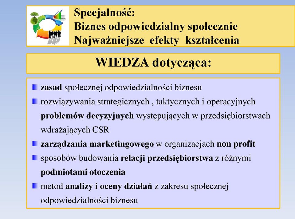 wdrażających CSR zarządzania marketingowego w organizacjach non profit sposobów budowania relacji