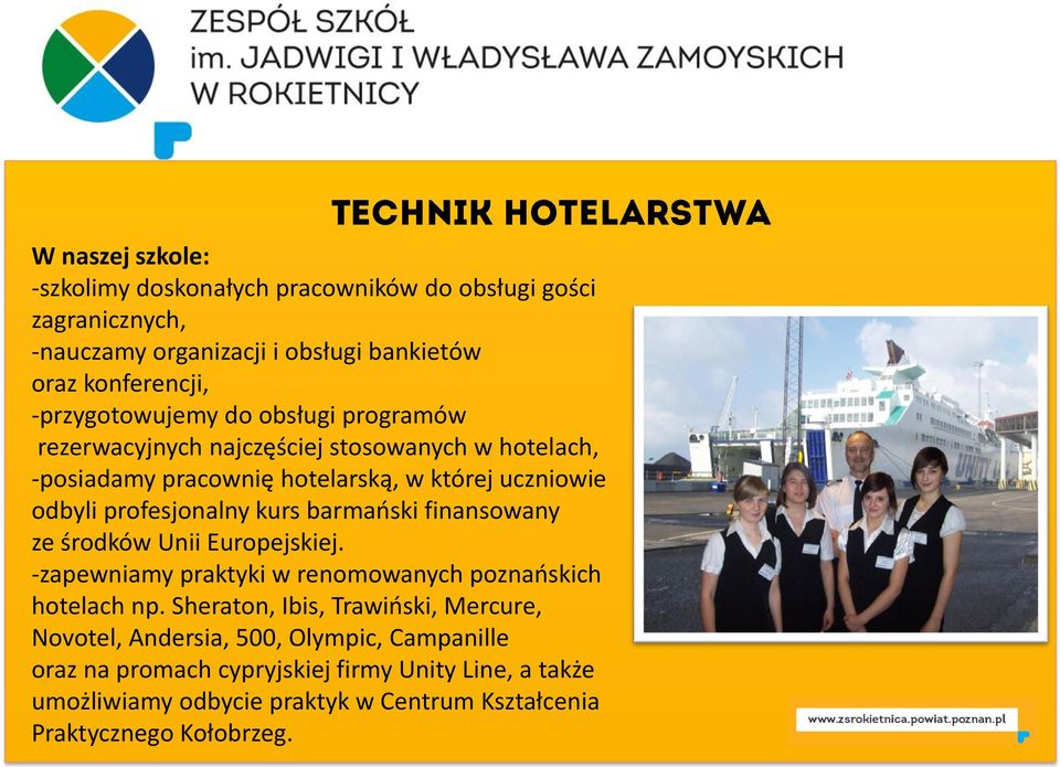 profesjonalny kurs barmański finansowany ze środków Unii Europejskiej. -zapewniamy praktyki w renomowanych poznańskich hotelach np.